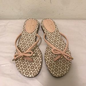 Kate Spade flat thong sandals